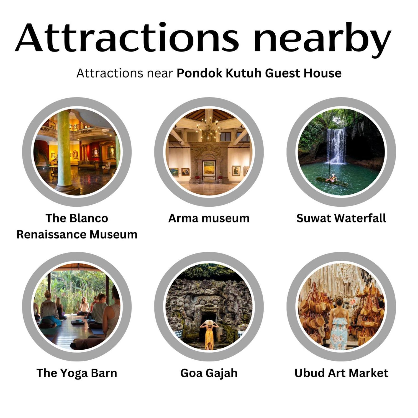 Pondok Kutuh Guest House Ubud Esterno foto